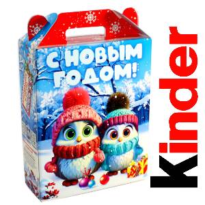 Детский подарок на Новый Год в жестяной упаковке весом 830 грамм по цене 3297 руб в Махачкале
